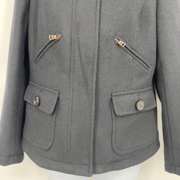 Weekend MaxMara Luxury Black Wool Jacket – Size US 8 - Picture 3 of 12